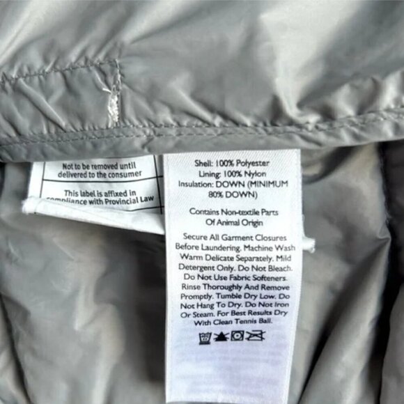 Eddie Bauer Gray Cirruslite Down Parka Size 2X - Picture 6 of 6